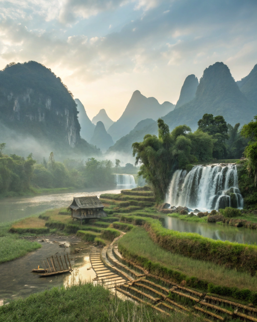 Vietnam Waterfall 