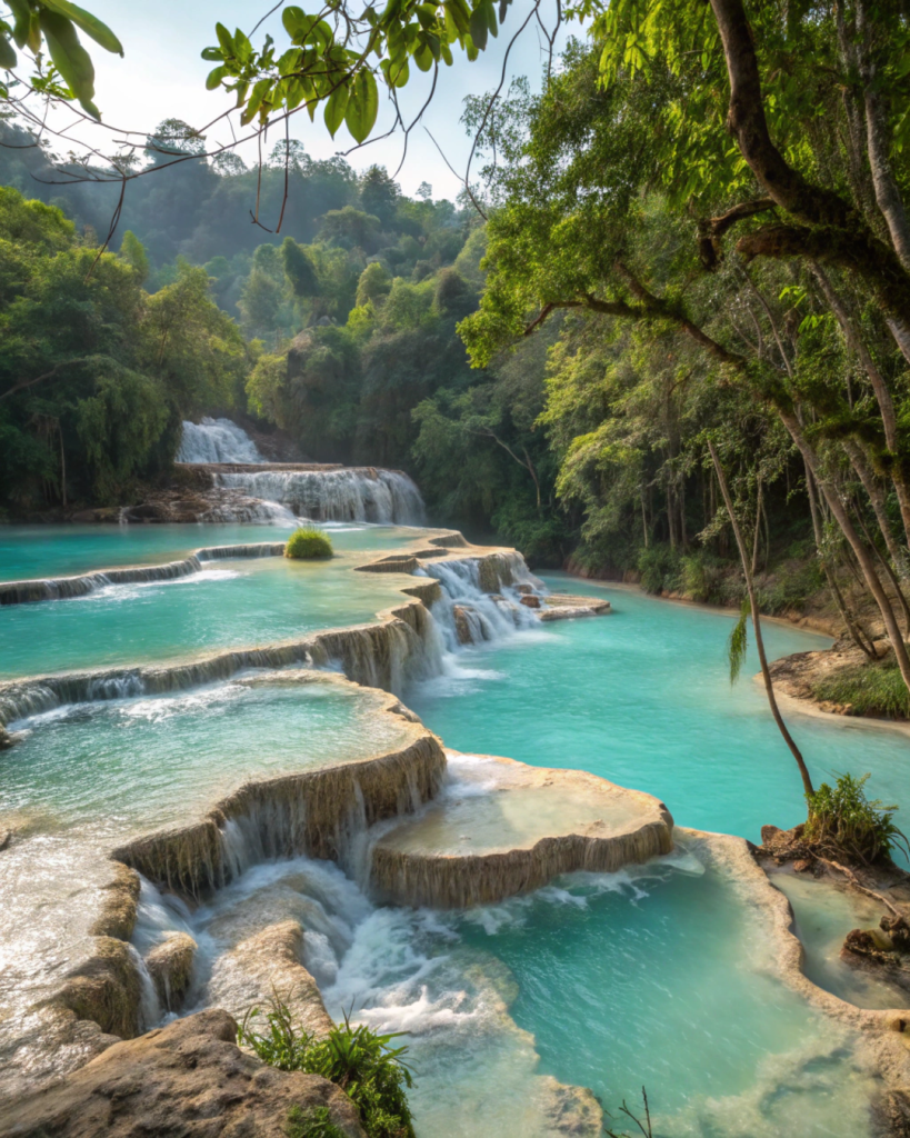 Laos Waterfall 