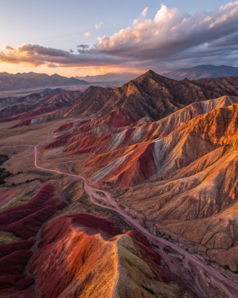 Rainbow Mountains, Zhangye, China