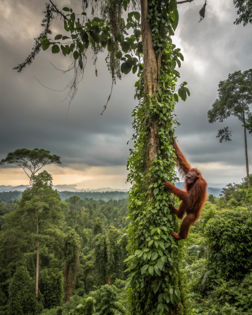 Orangutan Trekking in Borneo