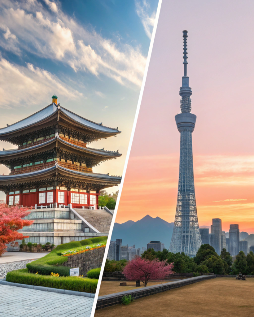 travel guide Japan and Korea