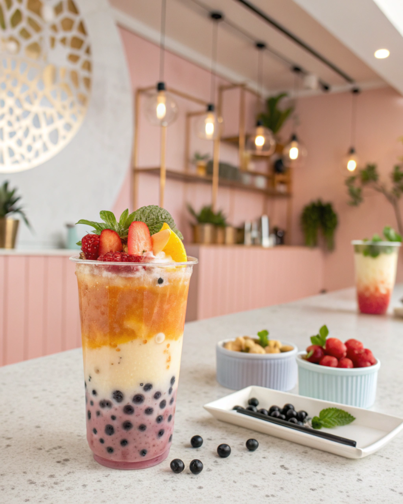 asia drink with pearls